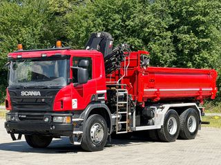 Ανατροπή + Γερανός Scania 2018 P 410 * HIAB X - HIDUO 158 B - 3 + ΤΗΛΕΧΕΙΡΙΣΤΗΡΙΟ * 6x4-thumb-4