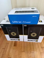 Motu ultra lite mk5 & krk rokit7