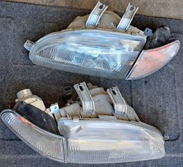 Φαναρια μπροστινα με φλας για Honda Civic Eg 92-95 Hatchback.
