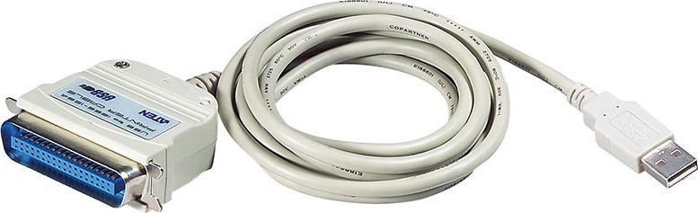 Aten UC-1284B Καλώδιο USB 2.0 σε Parallel 36-pin male 1.8m Aten USB USB A Male to IEEE 1284 Female Adapter