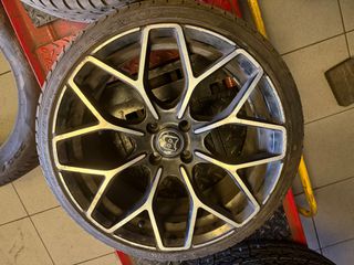 2 ΖΑΝΤΟΛΑΣΤΙΧΑ SMART 453 7,5X17 4X100K ME ΕΛΑΣΤΙΚΑ 195/40R17 SAILUM DOT2024 ΣΕΤ