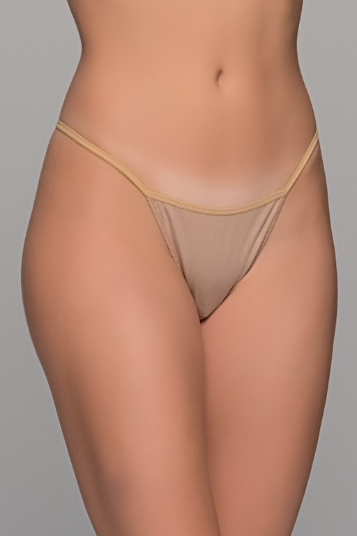 Tanga String Bamboo - Μπεζ