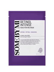 SOMEBYMI Retinol Intense Sheetmask - Αντιγηραντική & Αναπλαστική Ύφασμάτινη Μάσκα Προσώπου με Ρετινόλη, Ρετινάλη και Μπακουτσιόλη για Άμεση Σύσφιξη και Λάμψη 1τμχ