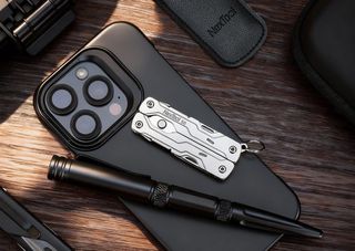 NEXTOOL ΠΟΛΥΕΡΓΑΛΕΙΟ MICRO SAILOR SCISSORS S0 ΜΠΕΖ (NE20417C)-thumb-1