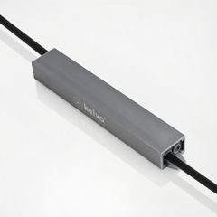 kelvo® SELAS KLV-107-0019 Τροφοδοτικό/Μετασχηματιστής Class II SELV 24W 2A AC 220-240V σε DC 12V Αδιάβροχο IP67 - Γκρι Ανθρακί Ματ - Μ18.2 x Π3 x Υ2cm - 5 Χρόνια Εγγύηση