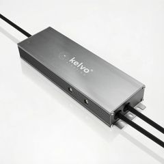 kelvo® SELAS KLV-107-0036 Τροφοδοτικό/Μετασχηματιστής Class I PELV 250W 10.4A AC 220-240V σε DC 24V Αδιάβροχο IP67 - Γκρι Ανθρακί Ματ - Μ25 x Π7.2 x Υ3.2cm - 5 Χρόνια Εγγύηση