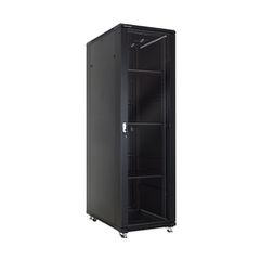 RACK10 KΑΜΠΙΝΑ ΜΕ ΓΥΑΛΙΝΗ ΠΟΡΤΑ 19'' 42U (600X800X2060) - RACK10
