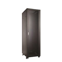 RACK09 KΑΜΠΙΝΑ ΜΕ ΓΥΑΛΙΝΗ ΠΟΡΤΑ 19'' 32U (600X800X1620) - RACK09