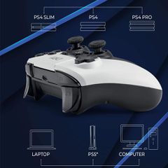 Χειριστήριο PS4/PS5/PC Pearl White-thumb-2