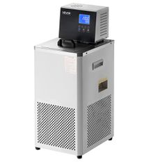 VEVOR Εργαστηριακός Κυκλοφορητής Ψύξης, -30℃-100℃, 6 L Εσωτερική και Εξωτερική Διπλή Κυκλοφορία, Ψύκτης με Αντλία Κυκλοφορητή Ψυκτικού Υγρού Χαμηλής Θερμοκρασίας, Ψύκτης Ανακυκλοφορίας, Υδάτινο Λουτρό