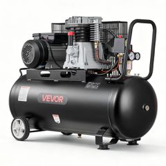 Αεροσυμπιεστής VEVOR 100L, Δεξαμενή Αεροσυμπιεστή με Ιμάντα 3KW, 226 L/min στα 6,2 Bar, Μέγιστη Πίεση 10 Bar, Φορητός σε Ρόδες για Επισκευή Αυτοκινήτων, Φούσκωμα Ελαστικών, Βαφή με Ψεκασμό, Καρφώματα