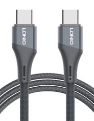 LDNIO καλώδιο USB-C LC632c, 100W, 480Mbps, 2m, μαύρο