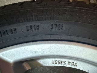 Ζάντες αλουμινίου Toyota Yaris με λάστιχα καινούργια-thumb-1