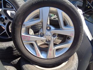 HYUNDAI i10 ΖΑΝΤΕΣ ΑΛΟΥΜΙΝΙΟΥ 4ΑΔΑ , 15ΑΡΕΣ , ΕΤ 48 , 6JX15 / 4X100 / 2019- / ΡΩΤΗΣΤΕ ΤΙΜΗ!! /...-thumb-1