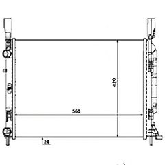 ΨΥΓΕΙO 1.6 ΒΕΝΖΙΝΗ - 1.5 ΠΕΤΡΕΛΑΙΟ (560x410x23)ΠΑΡΟΧΕΣ ΠΛΕΥΡΑ ΟΔΗΓΟΥ