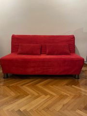 Καναπές κρεβάτι κόκκινος καινούριος 160x100x90 εκ.
