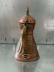 Vintage Χειροποίητο Χάλκινο Μπρίκι / Καφετιέρα με Καπάκι (Ύψος 22cm)