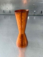 Χάλκινο Vintage Κανάτι Mid-Century / Σφυρήλατη Κανάτα με Ξύλινη Λαβή (Ύψος 21cm)