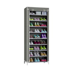 Υφασμάτινη ντουλάπα 9 ραφιών - XG10-9 - 521735 - Grey