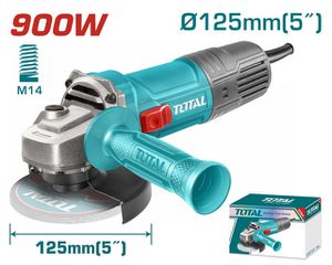Τροχός Γωνιακός TOTAL 900W / 125mm Επαγγελματικός ( TG10912556E )