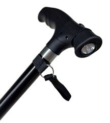 Μπαστούνι βάδισης τετράποδο με φακό LED - 209-2 - 112067