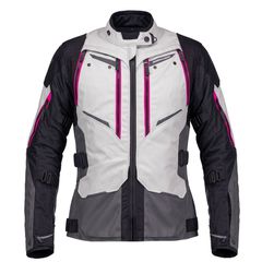 Nordcode Odyssey Lady Jacket Light Grey/Pink Fluo-thumb-2