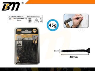 Βίδα γυψοσανίδας - 3.5mm×40mm - 45g - Σετ 12 πακέτα - 201628
