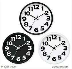 Ρολόι τοίχου - JK-9261 - 092615 - Black/White