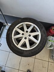 4 ΖΑΝΤΟΛΑΣΤΙΧΑ ΑΛΟΥΜΙΝΙΟΥ ΑΠΟ SUZUKI SWIFT/BALENO/IGNIS, 175/65/15 , ET40 - 4X100 -5J, DOT2824