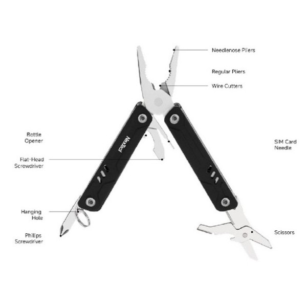 NEXTOOL ΠΟΛΥΕΡΓΑΛΕΙΟ ΤΣΕΠΗΣ MINI SAILOR LITE (NE20314B)