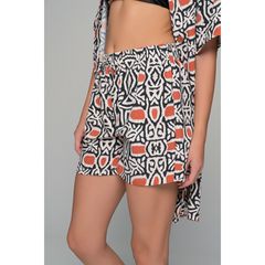 Milena Γυναικείο Σορτσάκι Viscose Tribal