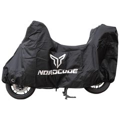 Kάλυμμα μοτό αδιάβροχο Nordcode Evo plus premium + top case μαύρο