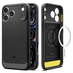 Θήκη Spigen Rugged Armor Magsafe για Apple iPhone 17 Pro Max Ματ Μαύρη