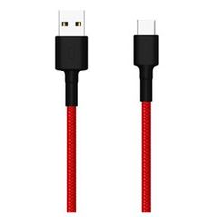 Mi Cable Micro USB -Type-C Braided (Black/RED)-thumb-1