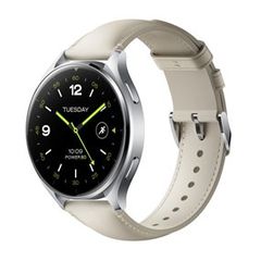 Xiaomi Watch Leather Strap (White/Brown/orange)