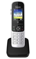 Ασύρματο Ψηφιακό Τηλέφωνο Panasonic KX-TGH710 EU Μαύρο με Έγχρωμη Οθόνη 1.8'' Ανοιχτή Ακρόαση Φραγή Κλήσεων και Δυνατότητα Baby Monitor