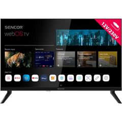 Τηλεόραση Sencor SLE 24S830MB webOS SMART TV HD Ready HDR 10 24" με Δυνατότητα για Τροφοδοσία 230V και 12V