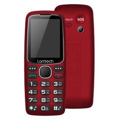 LAMTECH MOBILE PHONE 2.4′ GR DUAL SIM TINY L II BLACK/BLUE/RED-thumb-1