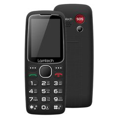 LAMTECH MOBILE PHONE 2.4′ GR DUAL SIM TINY L II BLACK/BLUE/RED