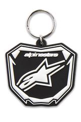 Μπρελόκ Alpinestars Key Fob Plate Μαύρο-Άσπρο