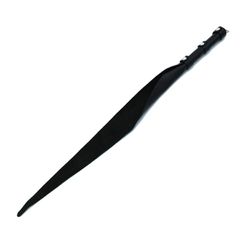 Black Leather Single Flap Whip D-Ring 71cm-thumb-2