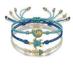 Βραχιόλι unisex χειροποίητο με charms