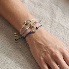 Βραχιόλι unisex χειροποίητο με charms-thumb-1