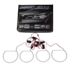 Δαχτυλίδια BMW E46 coupe (1998-2003) / BMW E46 Sedan, Combi (1998-2005) angel eyes - lightbar design - κόκκινα
