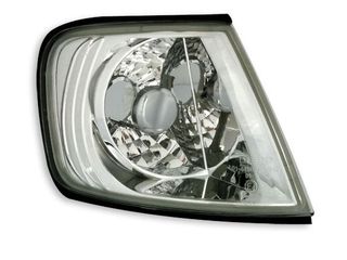Φλας φαναριού Audi A3 (1995-2000) - χρωμίου - σετ 2τμχ.