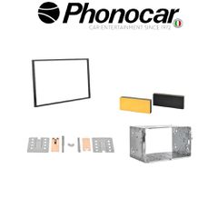 PHONOCAR 03.527 Σετ Προσοψης Kia Picanto Mod. 2008-2011. Χρώμα Μαύρο