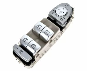 ΔΙΑΚΟΠΤΗΣ ΗΛΕΚΤΡΙΚΩΝ ΠΑΡΑΘΥΡΩΝ MERCEDES S-CLASS W222/ E-CLASS W213 '13- ΑΣΗΜΙ ΠΛΗΚΤΡΑ/ ΜΠΕΖ / ΛΕΥΚΟ ΦΩΣ 4ΠΛΟΣ| 3PIN Κωδικός: A2229052004-8R73