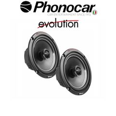 PHONOCAR 02.616 165mm Ηχεια 2 Δρόμων, Σειρα Evolution, Watt Max 150/50 Rms, Απόκριση 55