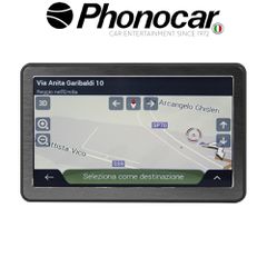 PHONOCAR NV 006 Gps Τζαμιου Φορητο 7 Ιντσες Με Video In Για Κάμερα Οπισθοπορείας, Bluetooth,