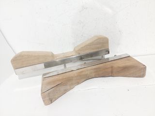 Βάση inox με ξύλο για τοποθέτησης Tender σε πλατφόρμα